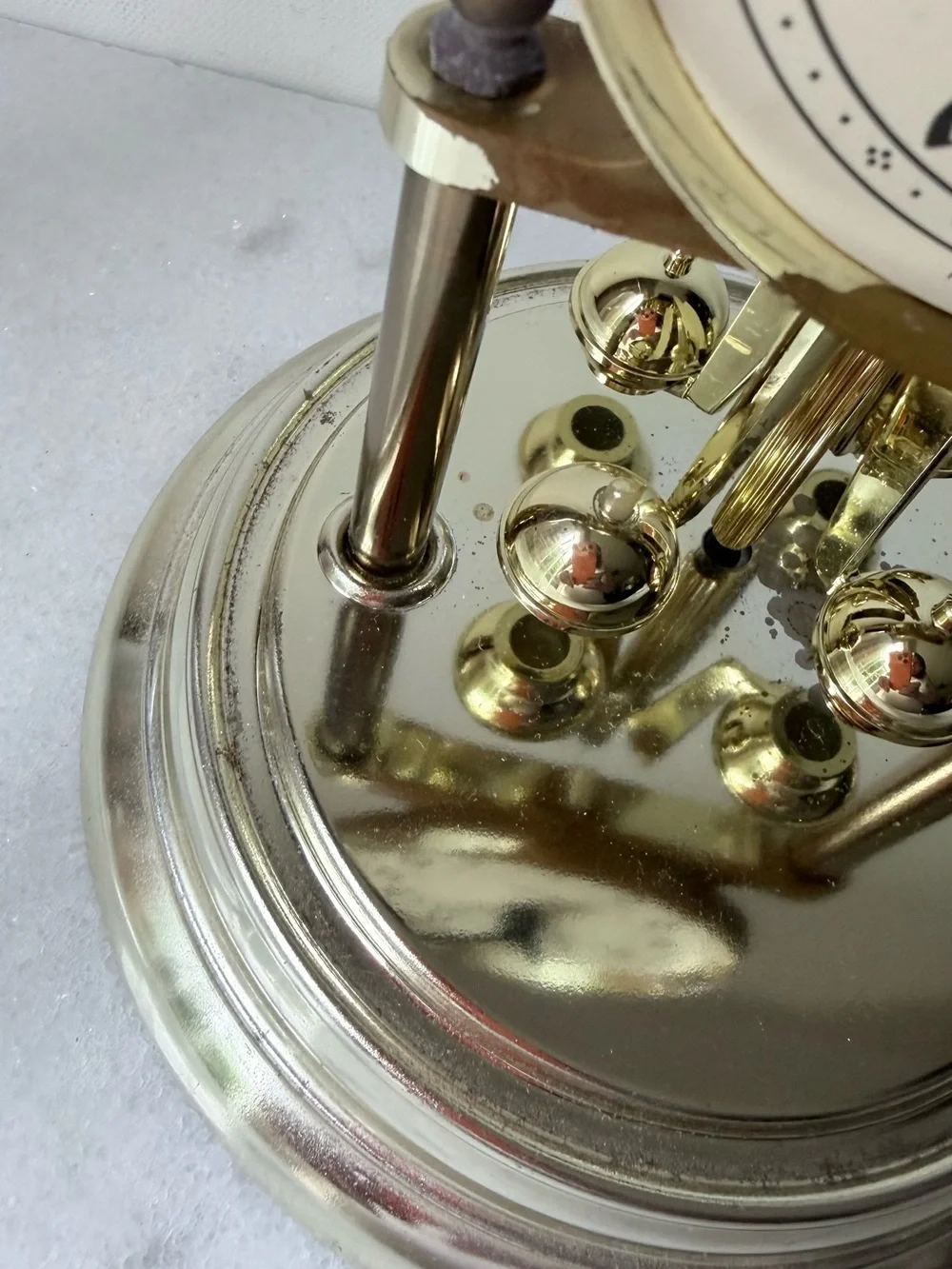 vintage Elgin American quartz anniversary clock